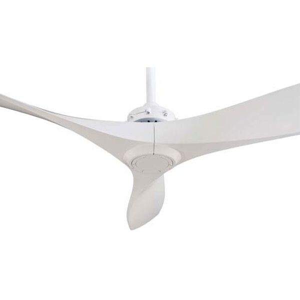 Aviation 60-Inch Ceiling Fan in White with Three Blades, image 4