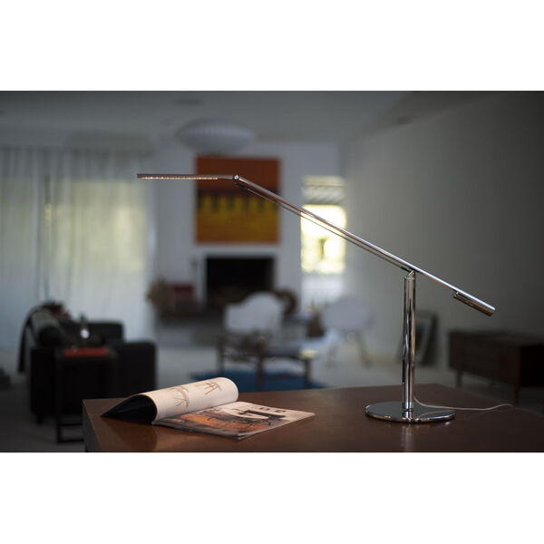 Equo Silver LED Desk Lamp - Warm Light, image 4