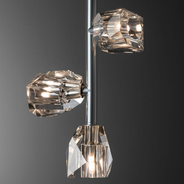 Gatsby Silver Four-Light LED Vertical Pendant, image 3