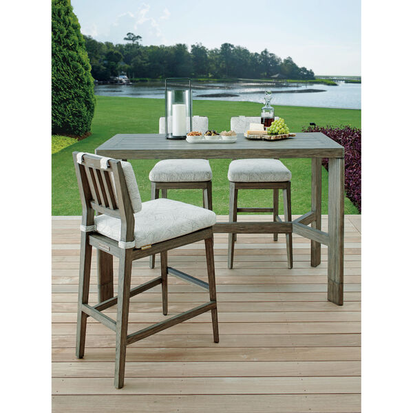 La Jolla Taupe, Gray and Patina High/Low Bistro Table, image 3