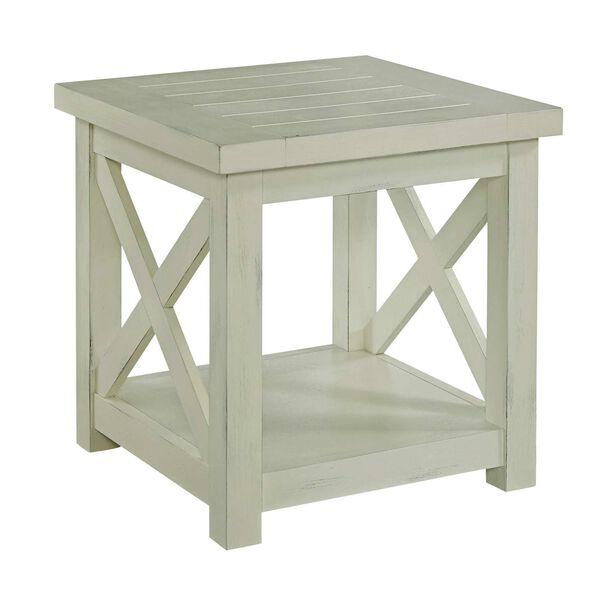 Bay Lodge Off-White End Table, image 1