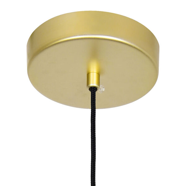 Lena Satin Gold LED Mini Pendant, image 3