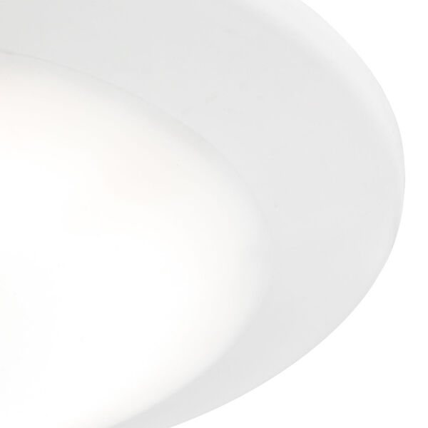 Plandome Matte White LED Flush Mount, image 3