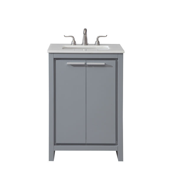 Filipo Grey Vanity Washstand, image 1