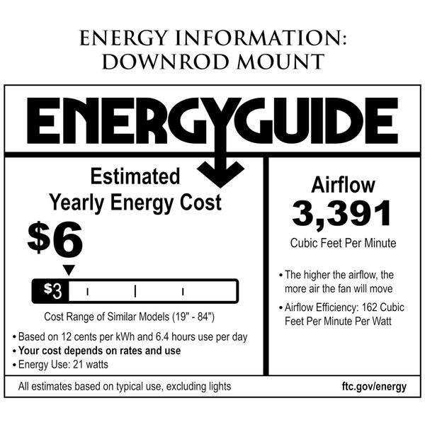 Akova Matte White 56-Inch Energy Star LED Ceiling Fan, image 2