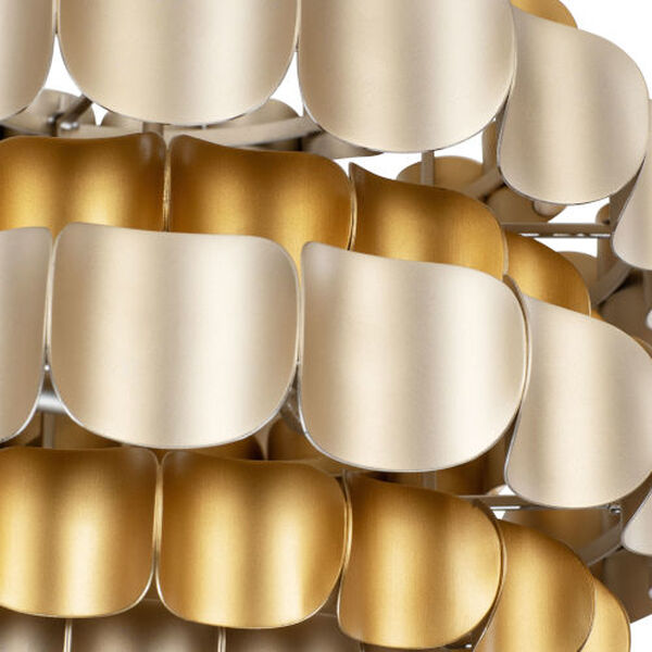 Swoon Antique Gold Three-Light Pendant, image 6
