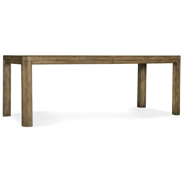Sundance Brown Rectangle Table with One 18-Inch Leaf, image 1
