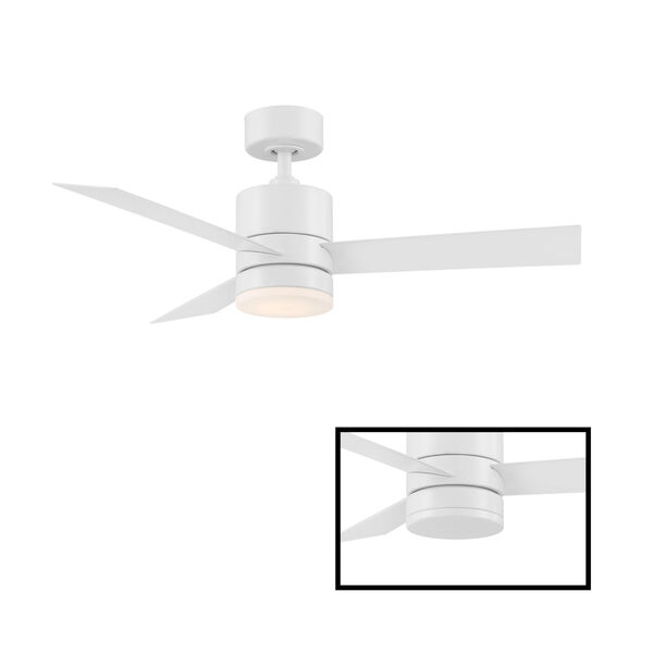 Axis Matte White 44-Inch ADA LED Ceiling Fan, image 3