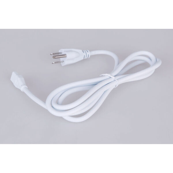 White 60-Inch Cord and Plug, image 1