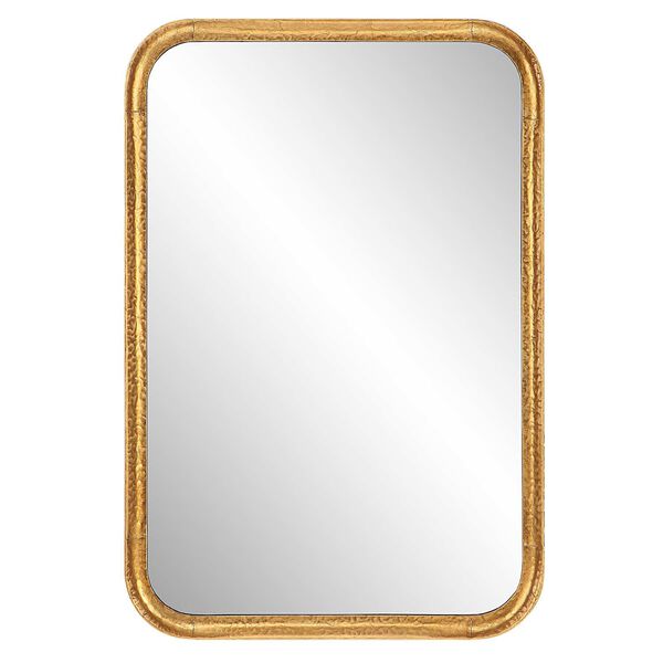 Loring Antique Gold Leaf Frame Wall Mirror, image 3