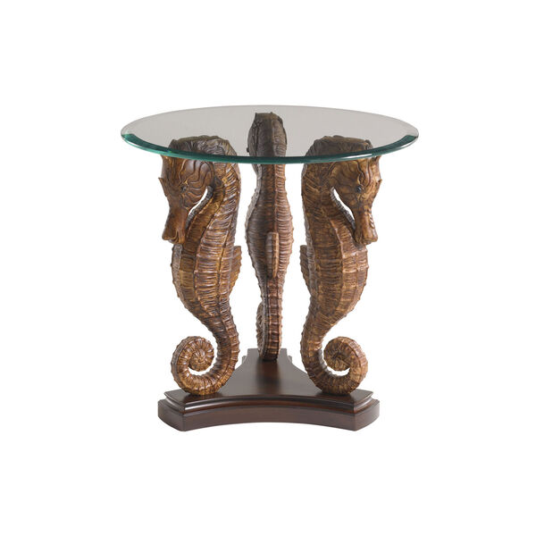 Royal Kahala Cherry Sea Horse Lamp Table, image 1