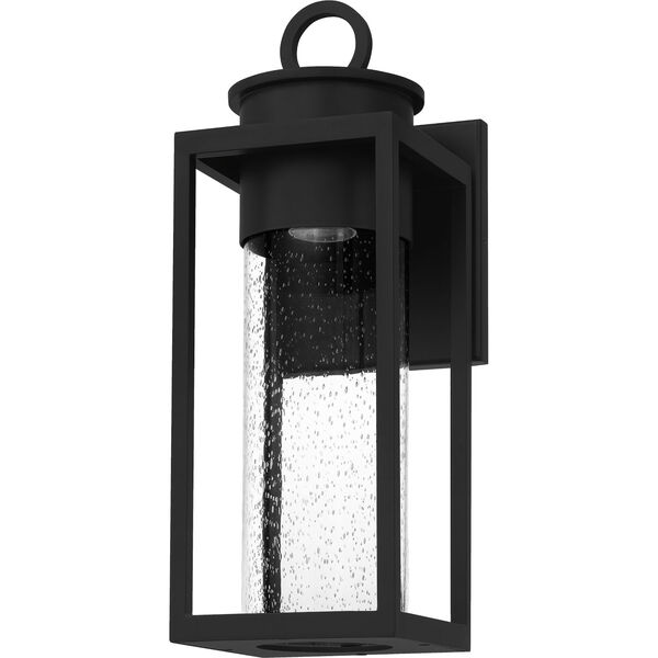 Donegal Matte Black Seven-Inch One-Light Outdoor Wall Mount, image 2