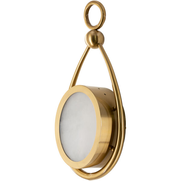 Potier Brass 9-Inch One-Light Wall Sconce, image 4