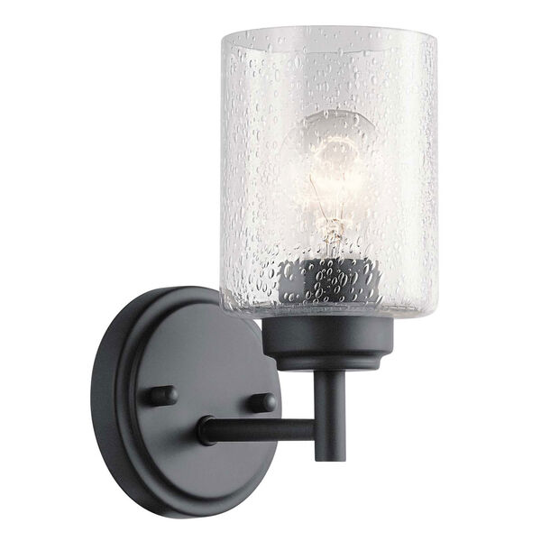 Winslow Black One-Light Wall Sconce, image 1