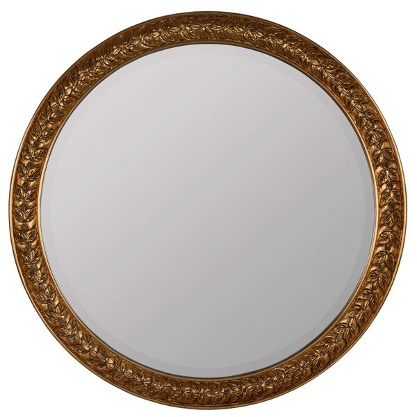 X Erin Gates Gold Leaf Laurel Wall Mirror, image 2