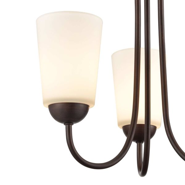 Ivey Lake Rubbed Bronze Three-Light Chandelier, image 4