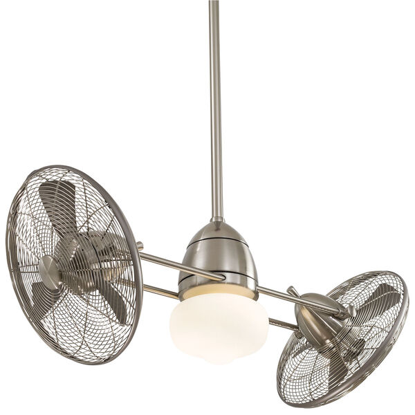 Gyro Brushed Nickel Wet 42-Inch LED Outdoor Ceiling Fan, image 3