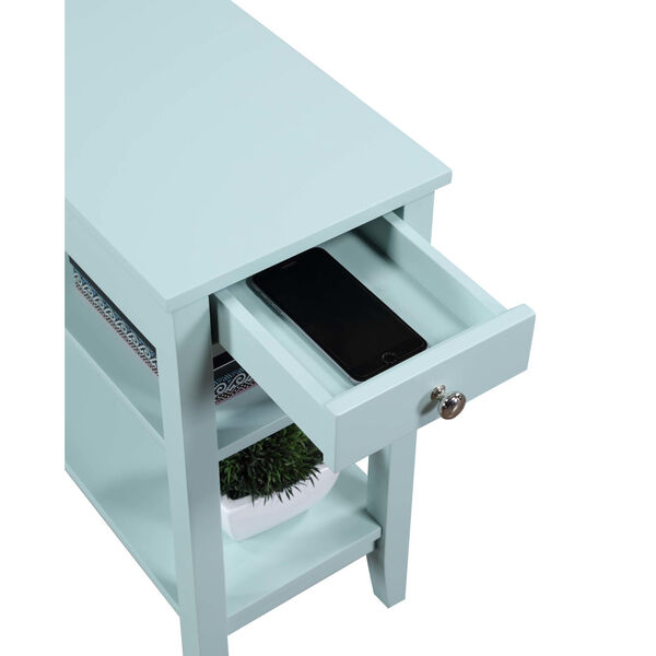 American Heritage Sea Foam End Table With Drawer, image 4