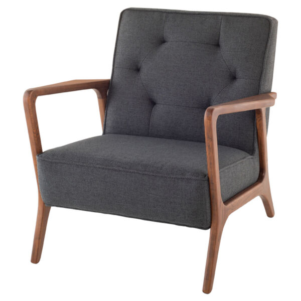 Eloise Black and Brown Occasional Chair, image 1