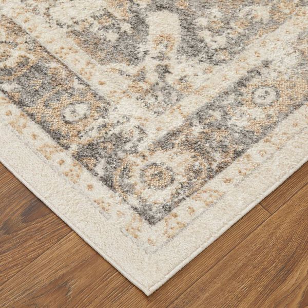 Camellia Ivory Gray Brown Rectangular 4 Ft. 3 In. x 6 Ft. 3 In. Area Rug, image 6