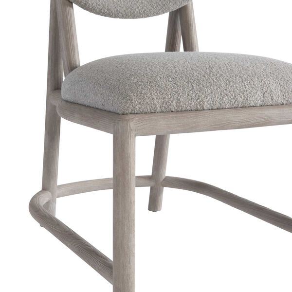Trianon Light Gray Upholstered Back Side Chair, image 5
