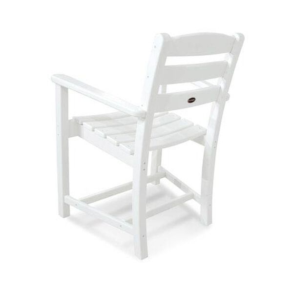 La Casa Café White Dining Arm Chair, image 2