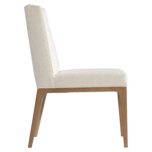 Modulum White and Natural Side Chair, image 2
