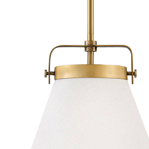 Lexi Lacquered Brass 13-Inch One-Light Pendant, image 6