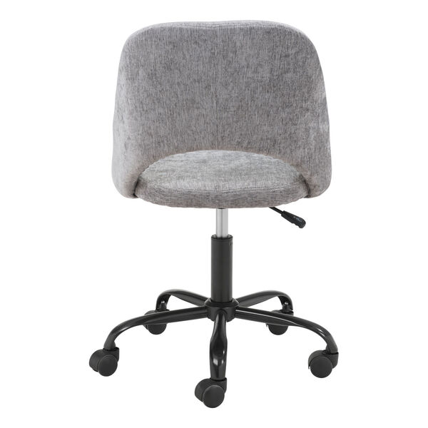 Treibh Light Gray and Black Office Chair, image 5