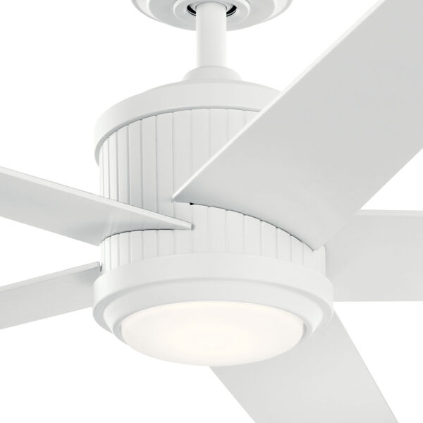 Brahm Matte White 56-Inch LED Ceiling Fan, image 5