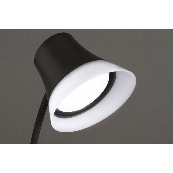 Shine Black LED Desk Lamp with Wireless Charging, image 2