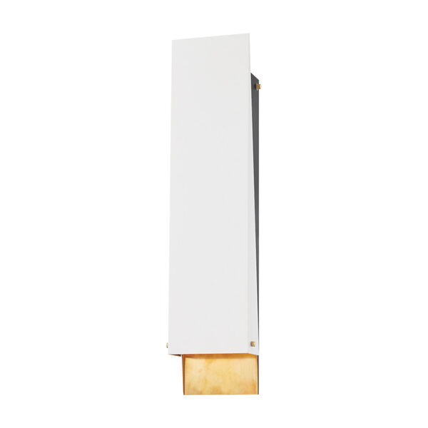 Ratio Aged Brass Six-Inch Two-Light Wall Sconce, image 1