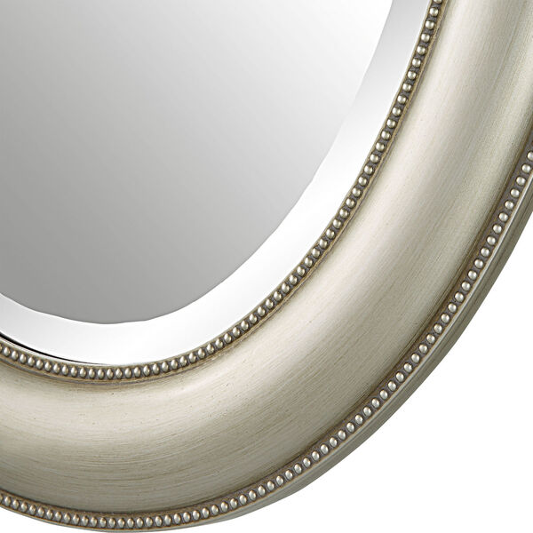 Aster Metallic Silver Oval Wall Mirror, image 5