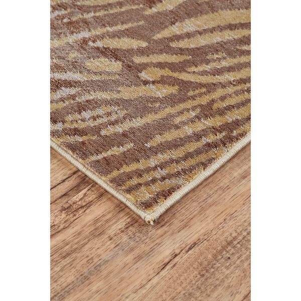 Cannes Brown Tan Area Rug, image 2