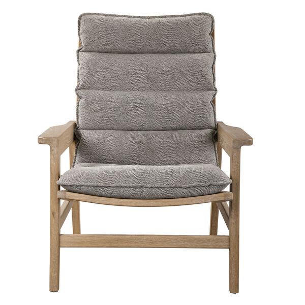 Isola Charcoal and White Accent Chair, image 3