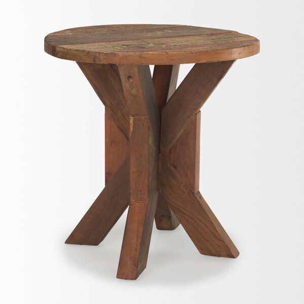 Heidi Reclaimed Brown Wooden End Table, image 5