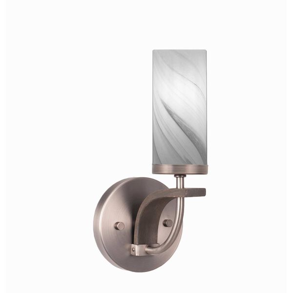 Monterey Graphite Brown One-Light Wall Sconce, image 1