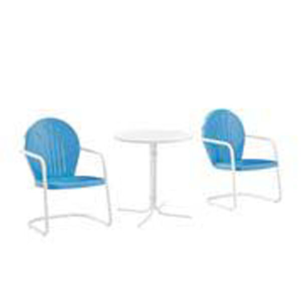Griffith Metal Chair in Sky Blue Finish, image 10