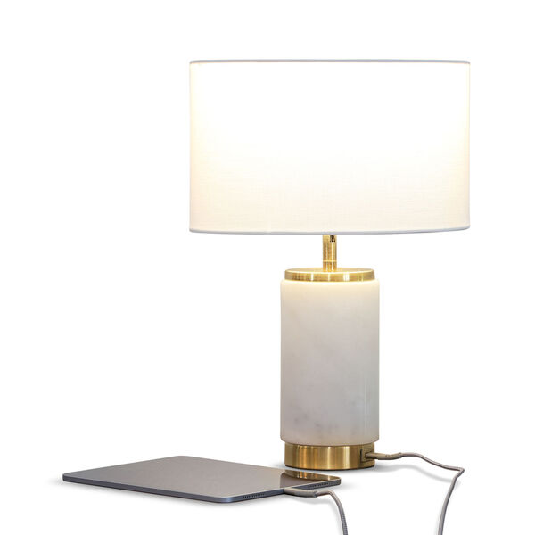 Arden White LED Table Lamp, image 1