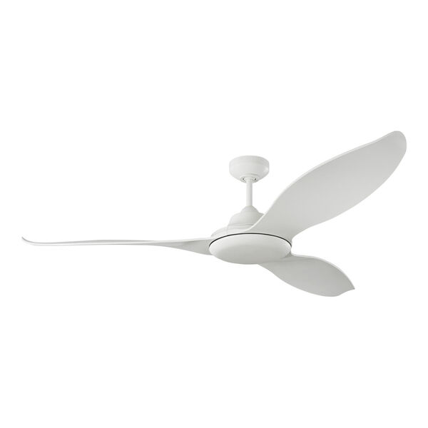 Stockton Matte White 60-Inch LED Ceiling Fan, image 4