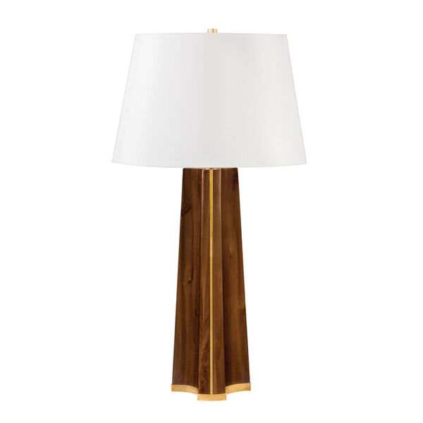 Woodmere Aged Brass One-Light Accent Table Lamp, image 1