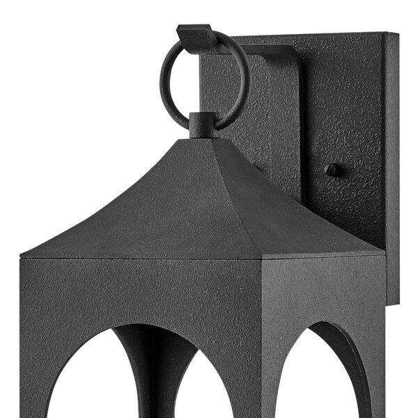 Amina Distressed Zinc One-Light 8-Inch Outdoor Wall Mount, image 2