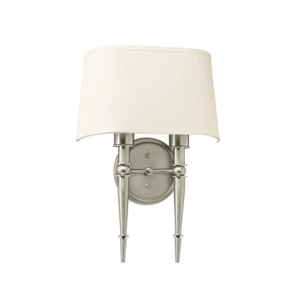 Montrose Satin Nickel Two-Light LED Wall Sconce, image 2