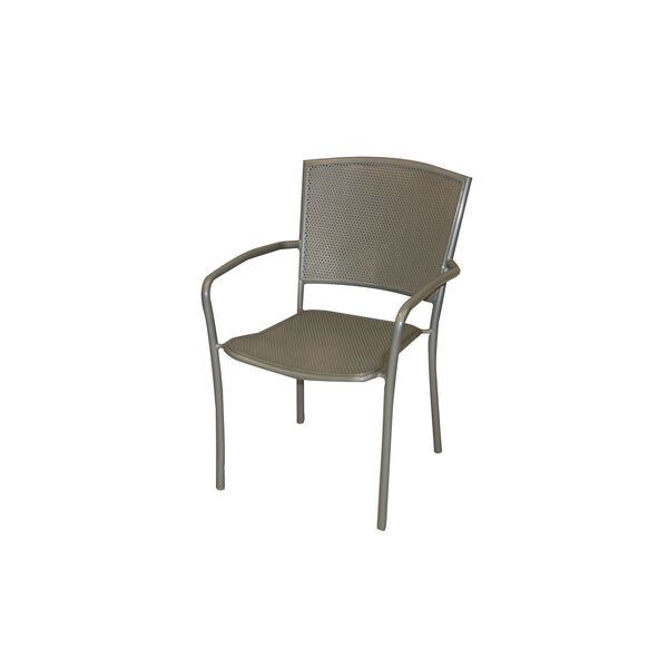 Albion Mercury Iron Cafe Arm Chair, image 1