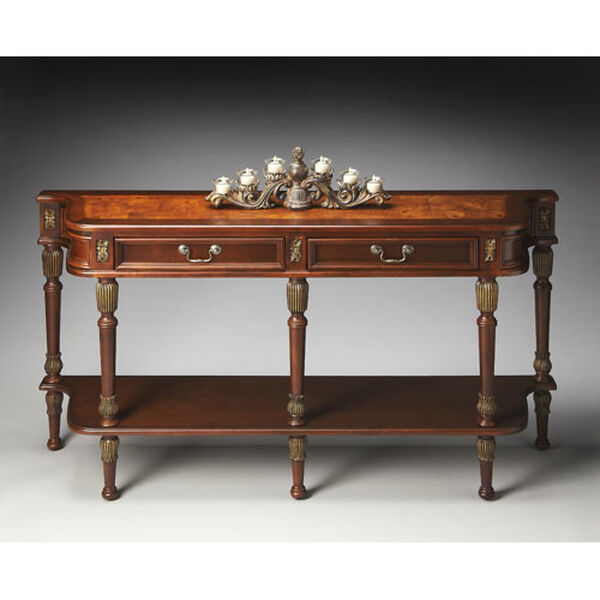 Merrion Dark Brown Console Table, image 1