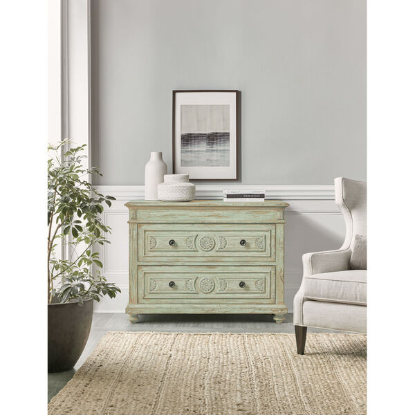 Traditions Pistachio Two-Drawer Accent Chest, image 5