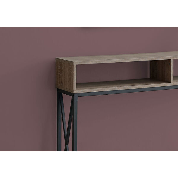 Dark Taupe 47-Inch Console Table, image 3