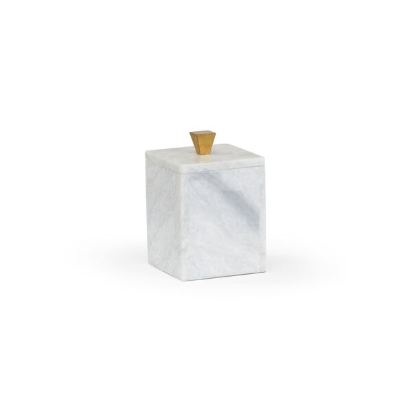 White  Tall Merle Square Box, image 1
