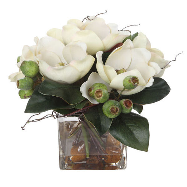 Dobbins Magnolia White and Green Bouquet, image 5
