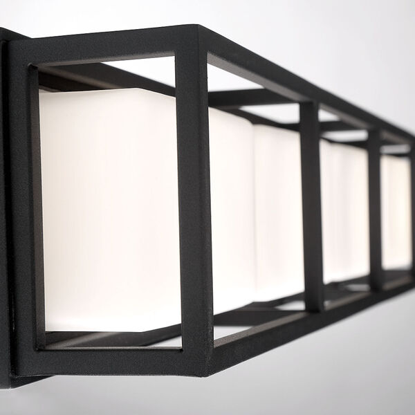 Tamar Black Four-Light LED Outdoor Wall Sconce, image 5